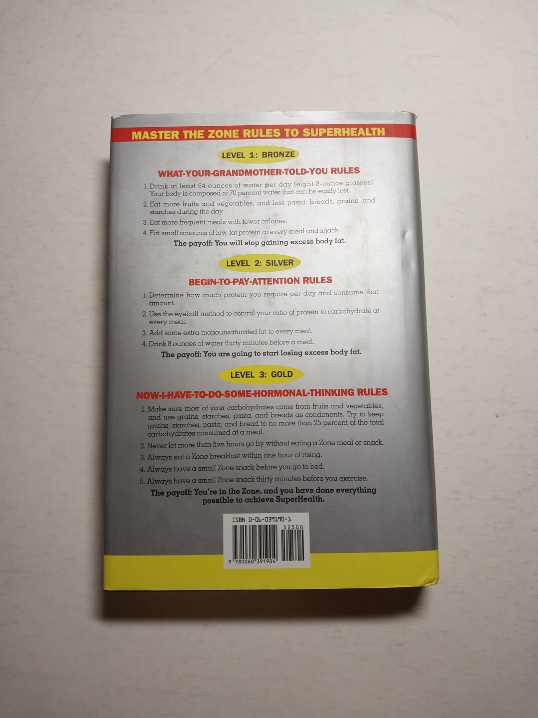 Mastering the Zone : The Next Step in Achieving SuperHealth and Permanent Fat…