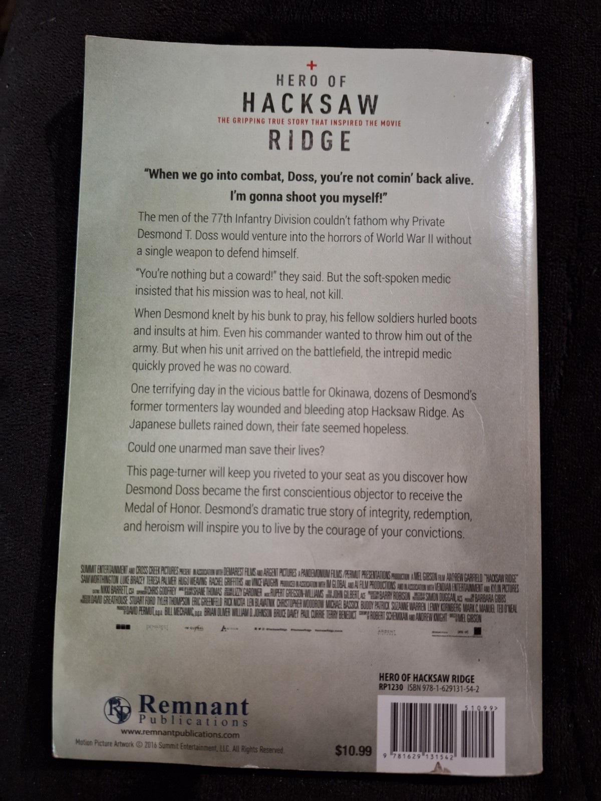 Used Book~HERO OF HACKSAW RIDGE~2016~Booton Herndon~123 Pages~#1743