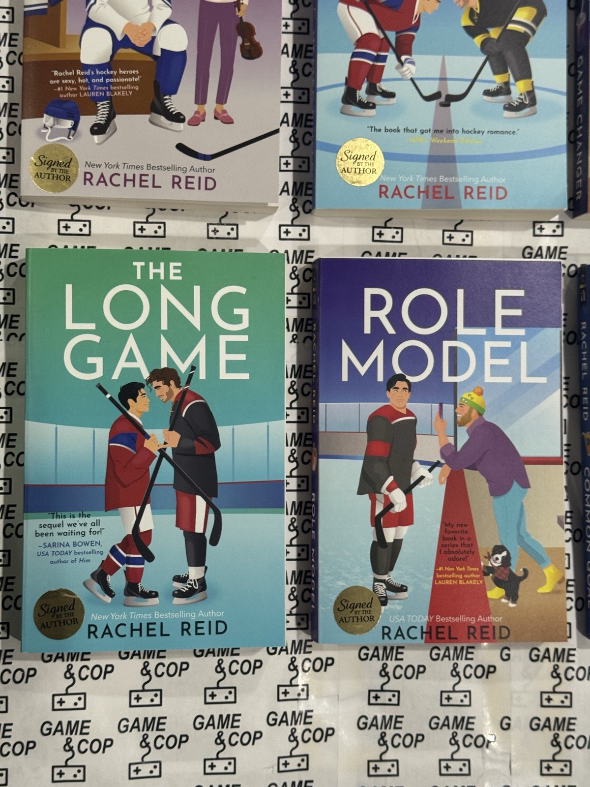 Heated Rivalry Series Signed Rachel Reid – 6 Books Game Changer Tough Guy Role