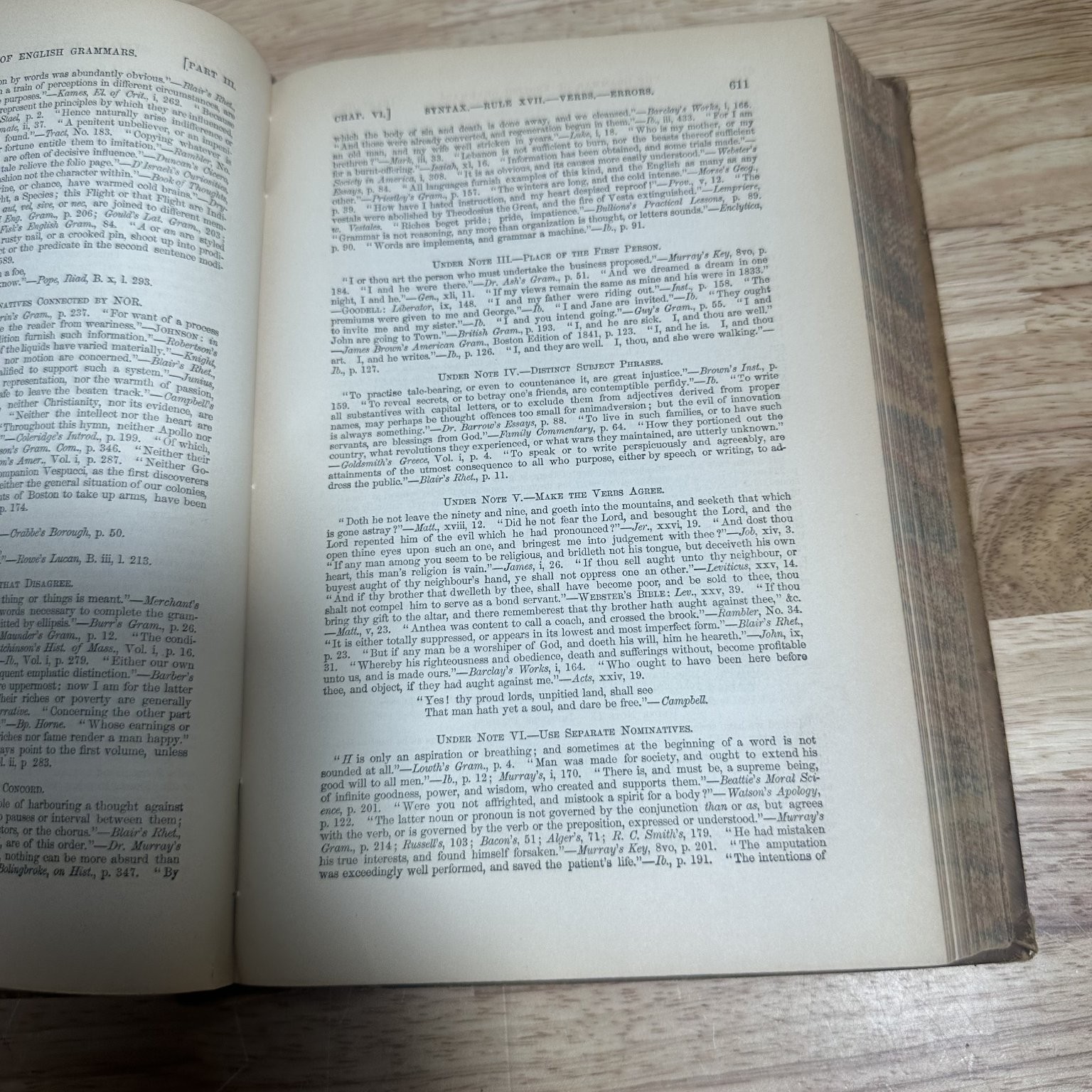 Grammar of English Grammars Goold Brown 1875 10th Ed English Language