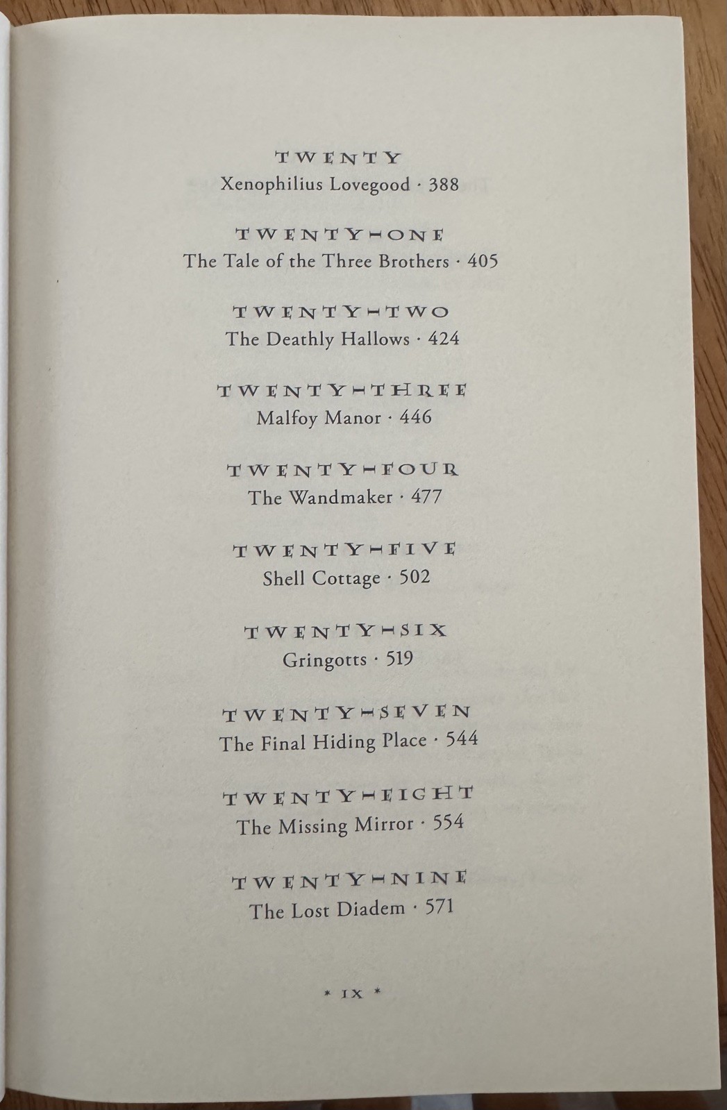 Harry Potter and the Deathly Hallows with 759 pages, not 784, error, RARE