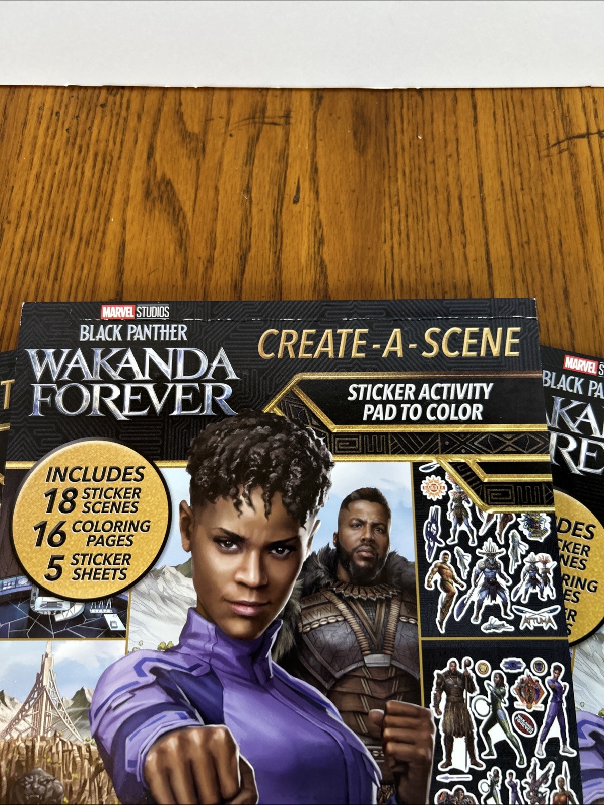 5 Marvel Studios Black Panther Wakanda Forever Create-A-Scene Complete EUC *Read