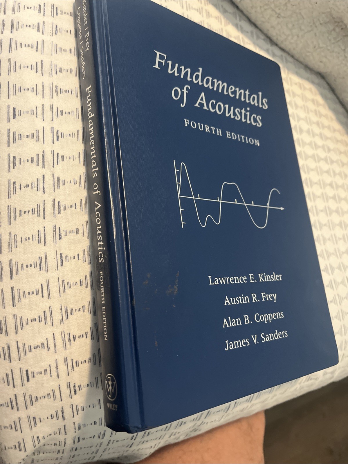 Fundamentals of Acoustics Lawrence Kinsler Hardcover Used – Very Good Condition