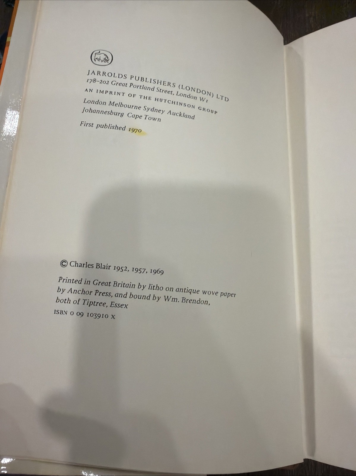 Red Ball in the Sky, Charles F. Blair, Signed Published 1970