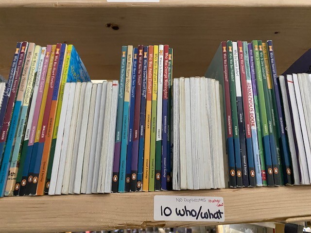 10 Who what where was book lot of paperback books kids nonfiction chapter – GOOD