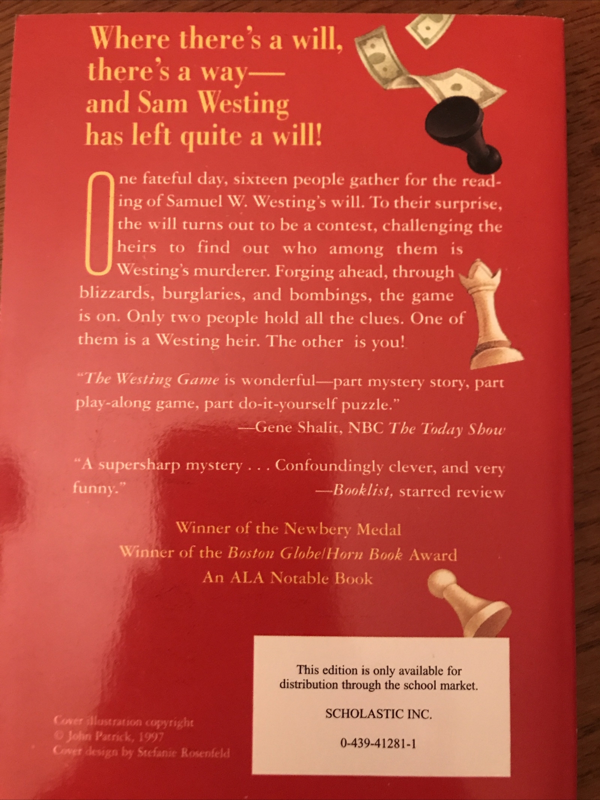 The Westing Game by Ellen Raskin (2002, Paperback) : K148 : *BRAND NEW*