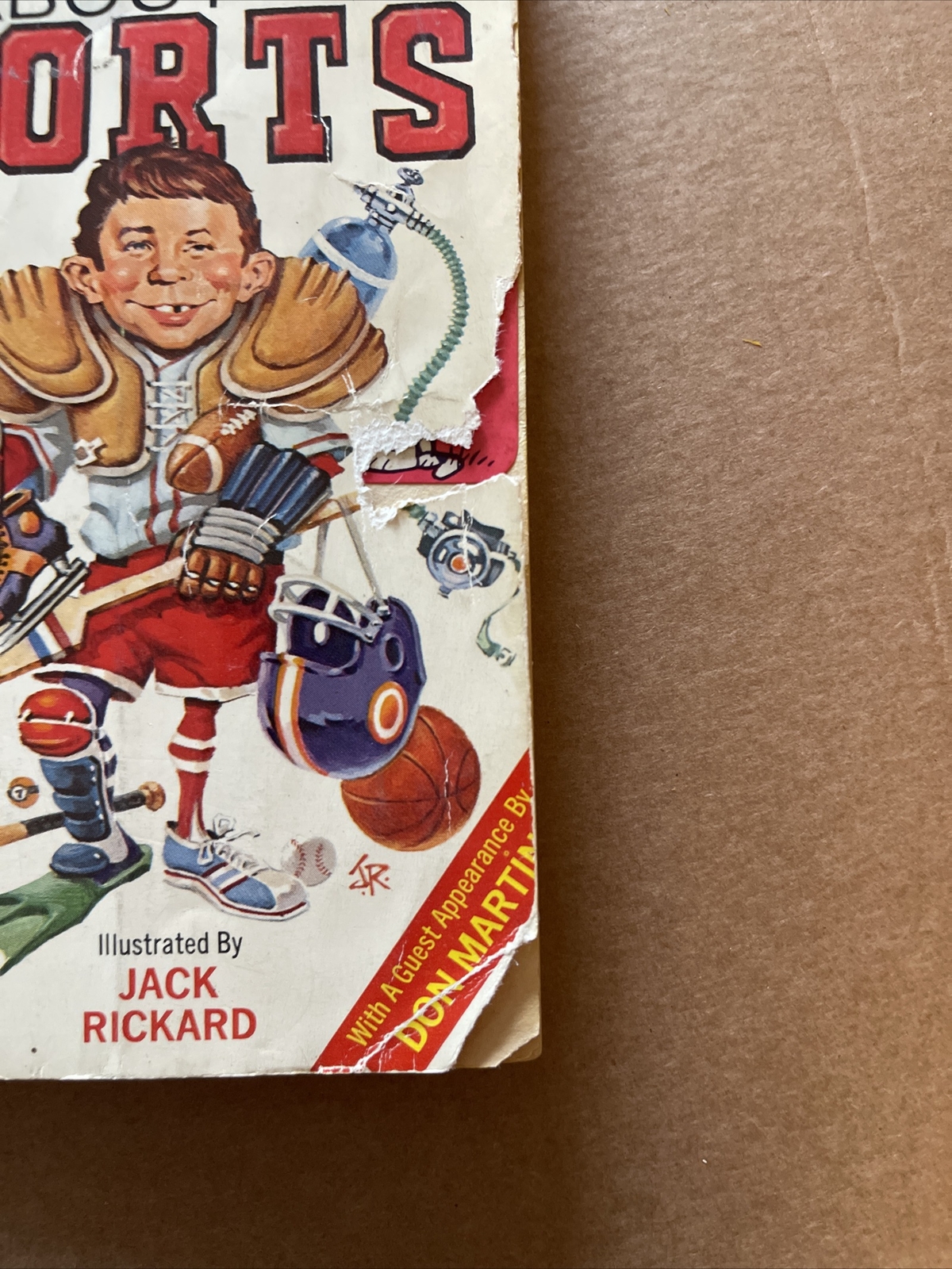 Mad About Sports by Frank Jacobs PB 1972 1st Print Very Good shipping included