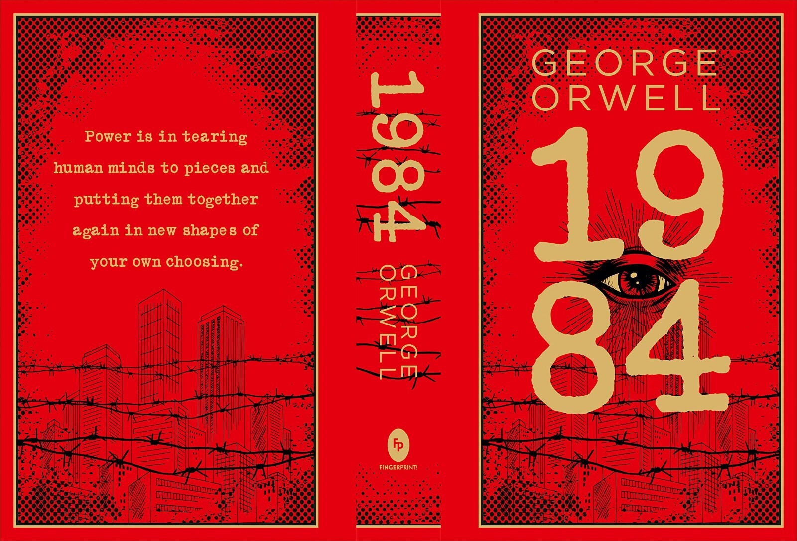 FREE SHIPPING TO US-1984 (Deluxe Hardbound Edition) (HARDCOVER) by George Orwell