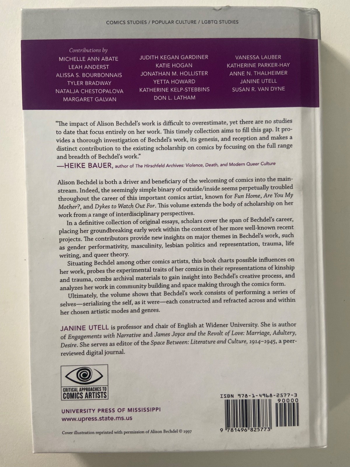 Comics of Alison Bechdel: From the Outside In ~ Hardcover ~ ACCEPTABLE ( Read )