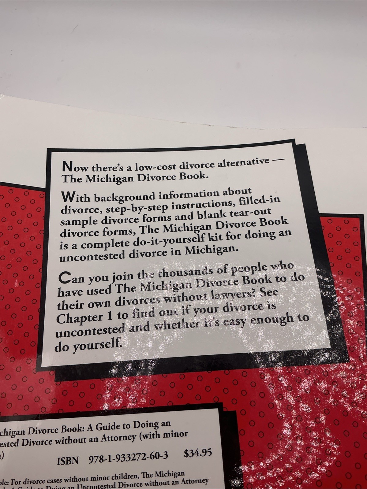 Michigan Divorce Book with Minor Children by Alan Bloomfield (2018, Trade…