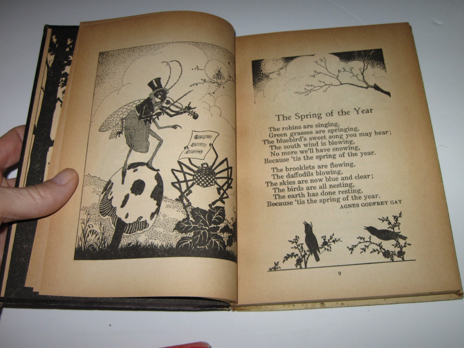 Poems For The Very Young Child 1932 Hardcover Book Illustrated by Mary Ellsworth