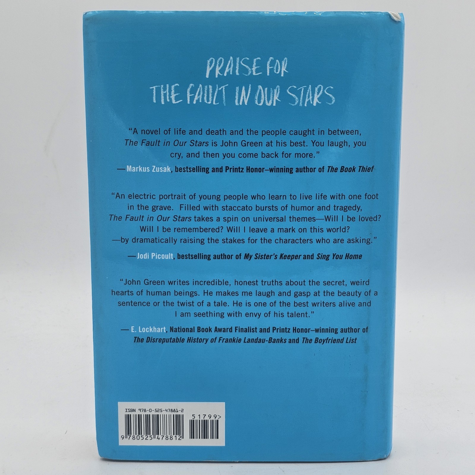 The Fault in Our Stars John Green 2012 1st Edition Signed HC w/DJ