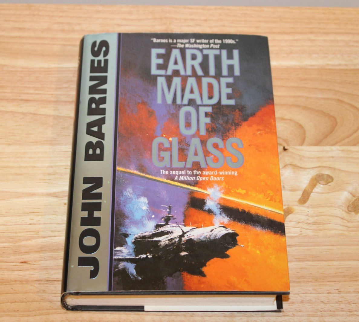 Earth Made of Glass by John Barne, 1st Edition, Hardcover, 1998