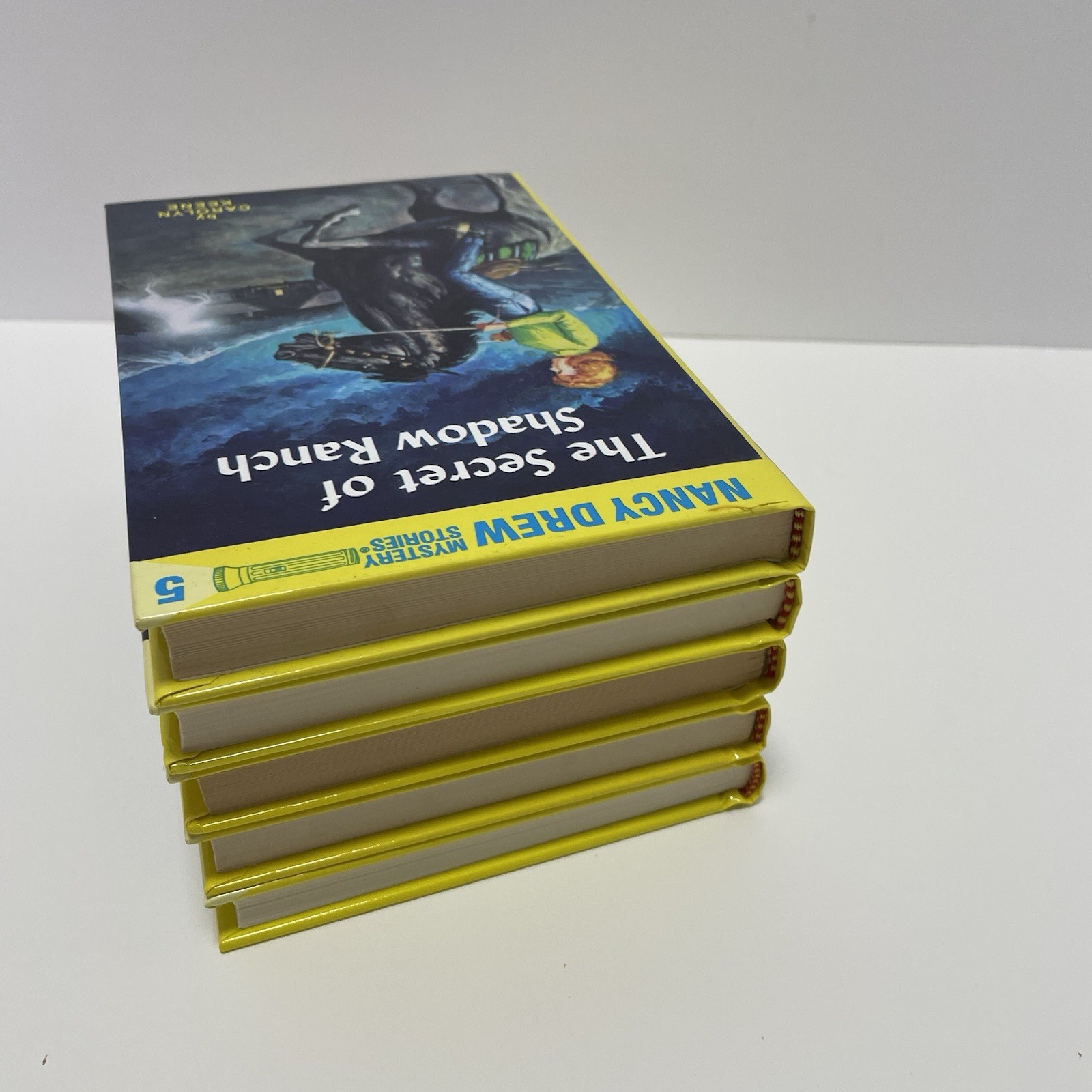 Nancy Drew Mystery Stories Carolyn Keene Books 1-5 Hardcover Lot Good Condition