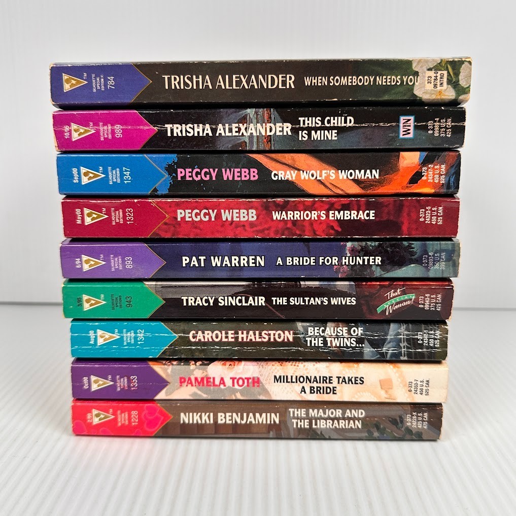 9x Vtg Silhouette Special Ed Romance Books/Novels – Multiple Titles & Authors