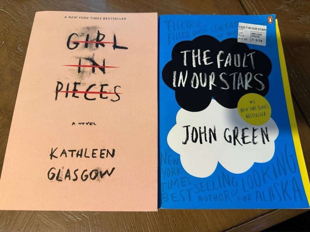 Girl in Pieces Kathleen Glasgow And The Fault In Our Stars John Green