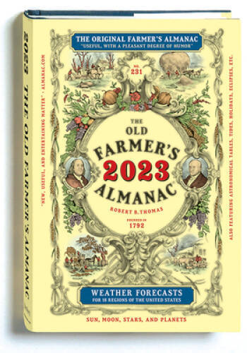 The 2023 Old Farmers Almanac – Hardcover By Old Farmers Almanac – GOOD