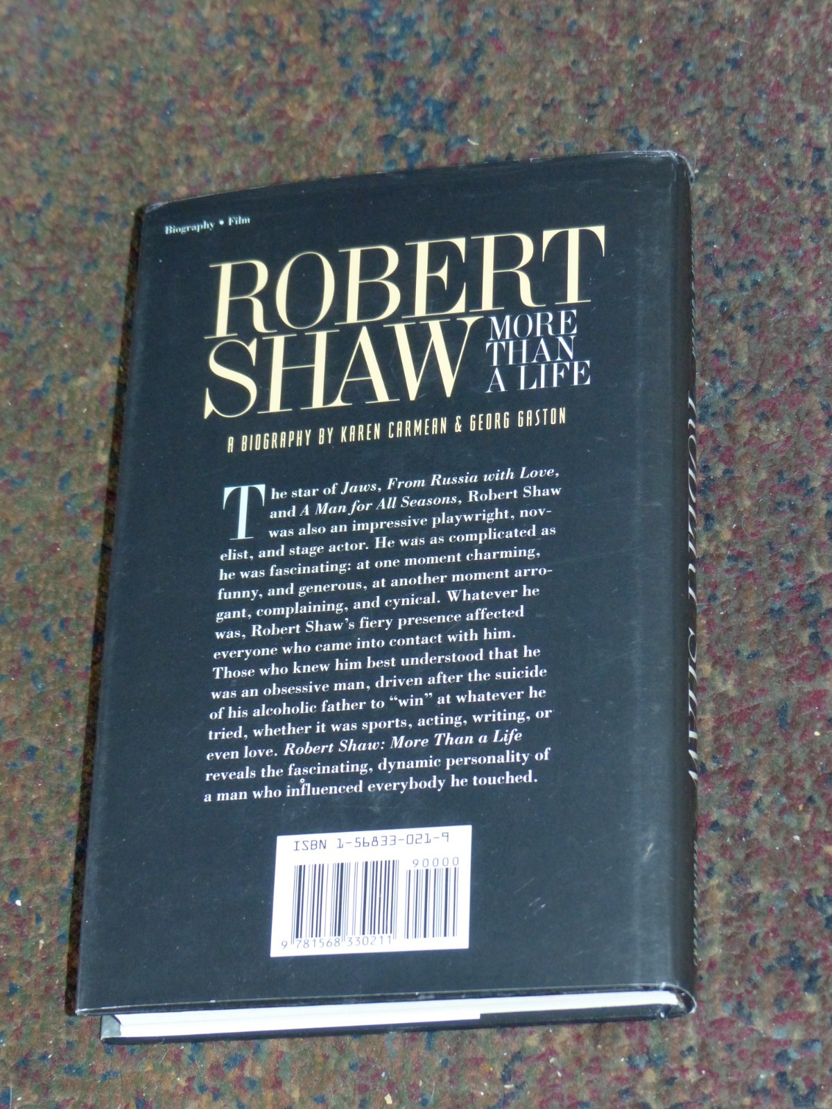1994 DJ 1st ROBERT SHAW More Than A Life Karen Carmean From Russia With Love