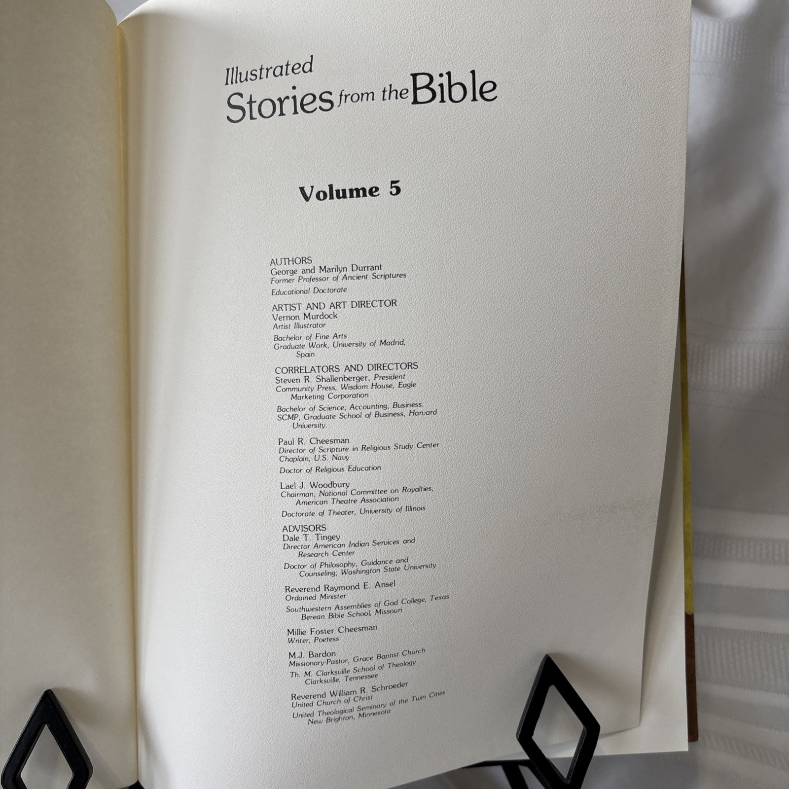 COMPLETE ILLUSTRATED STORIES FROM THE BIBLE 1st ed. 10 volumes plus study guide