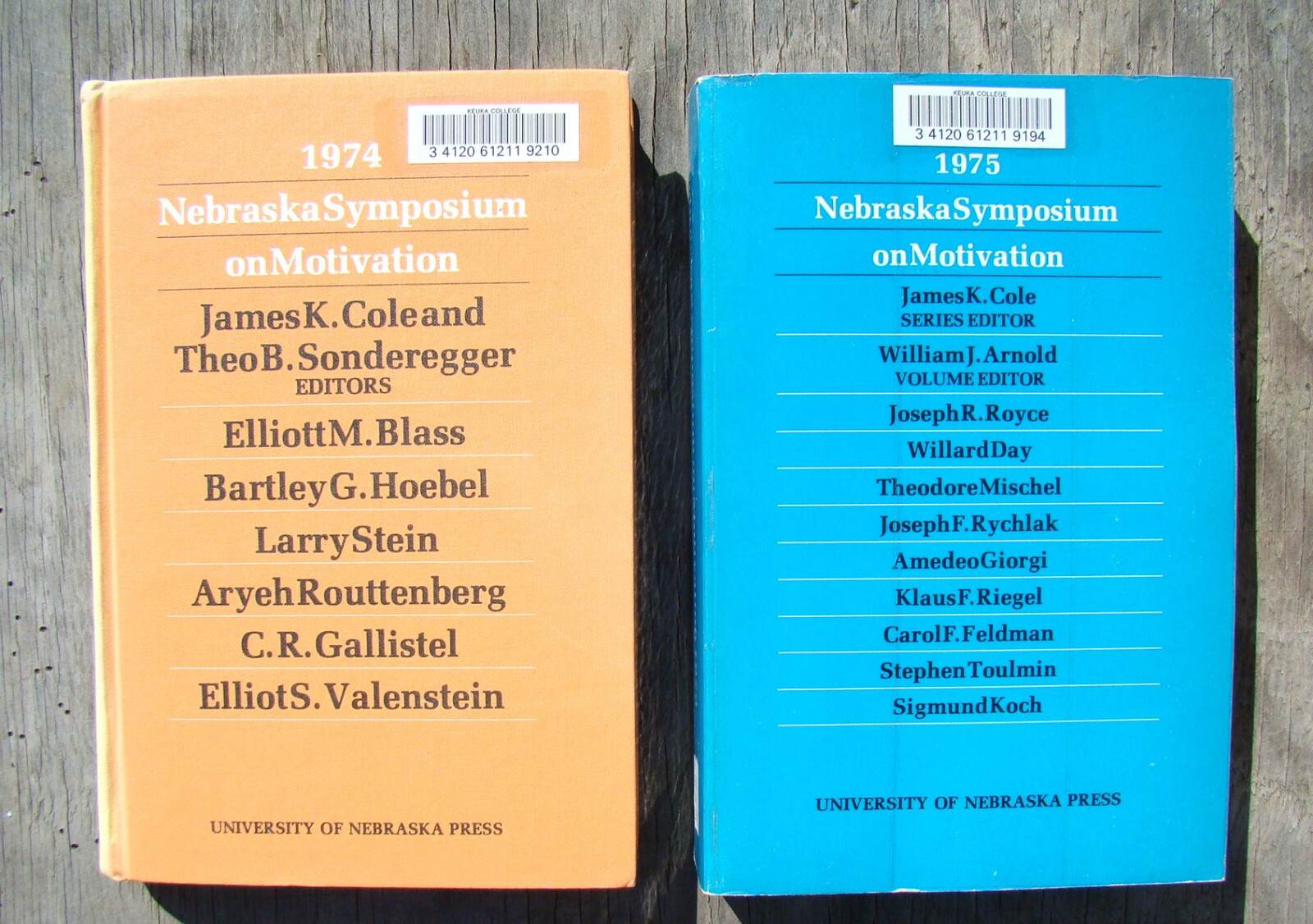 Nebraska Symposium On Motivation ~23 Vols 1953-75~ Animal Experiments Sex Gender