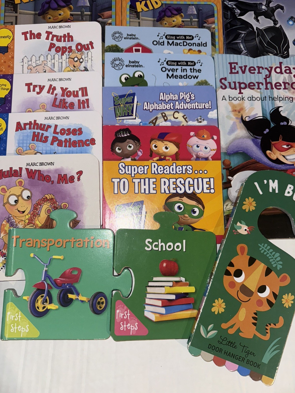 Lot of 30 SMALL Board Hard Picture Day Care Kid Children Books MIX AS PICTURED
