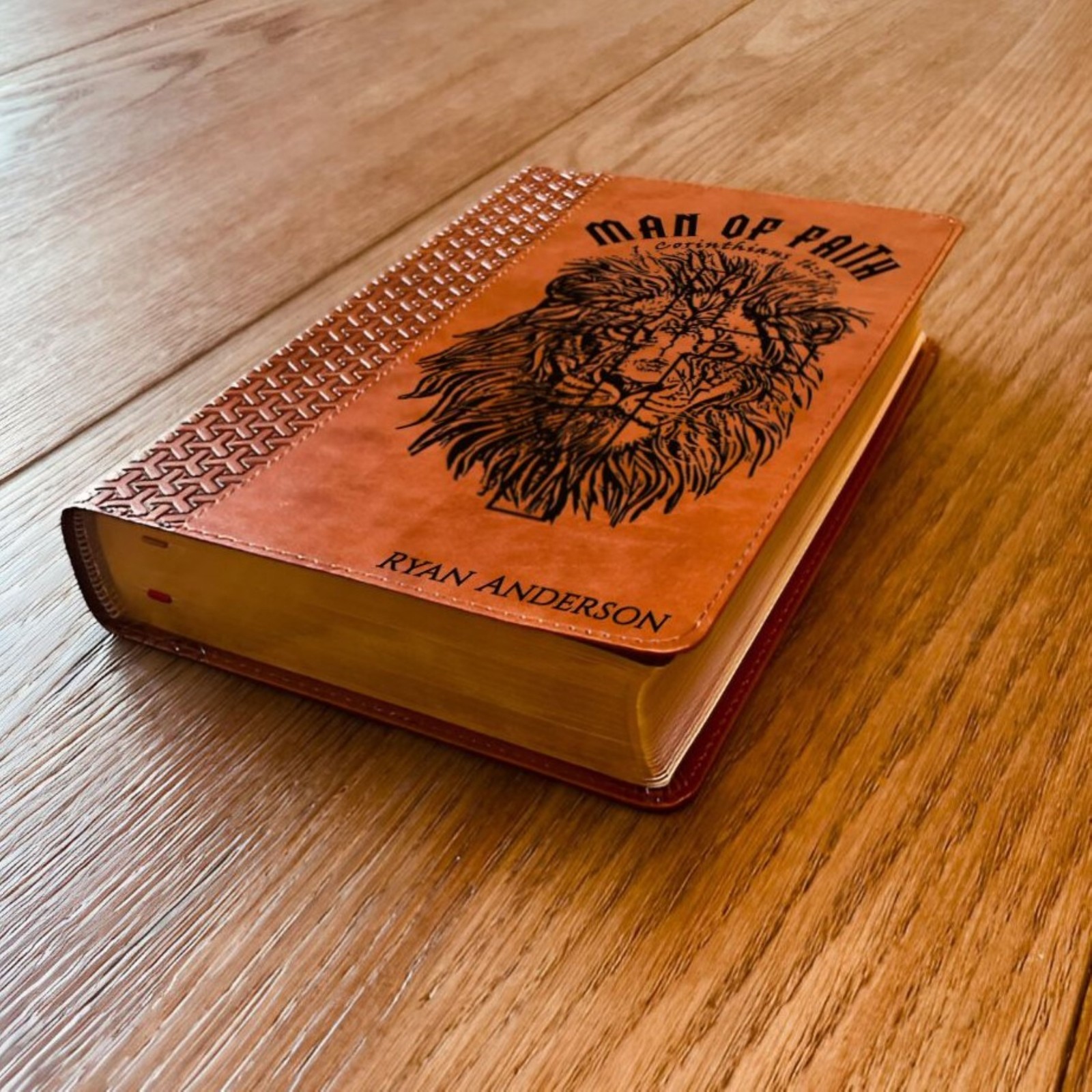 Personalized Bible for Men, KJV Study Bible, Custom Bible for Men Name Engraved