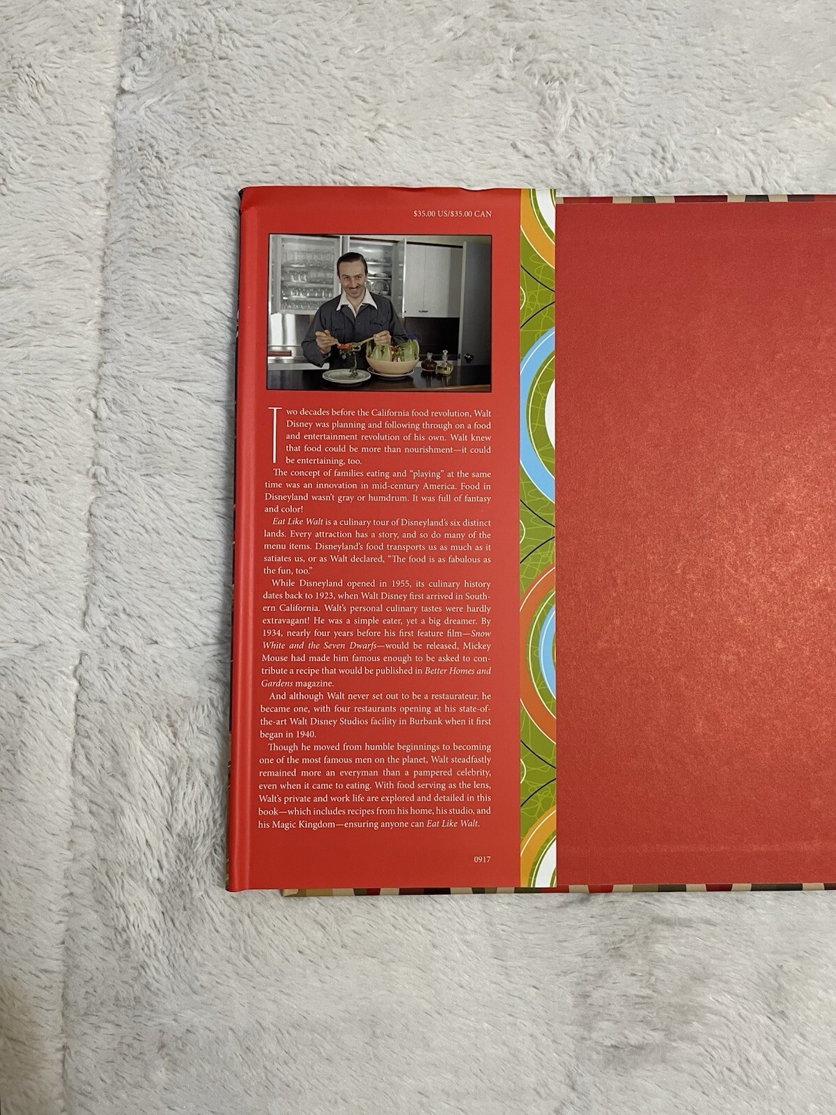 Eat Like Walt: The Wonderful World of Disney Food Marcy Carriker Smothers NEW