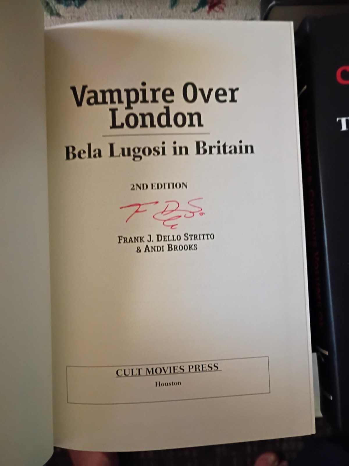 SIGNED 1st ED Set Of 3: A Quaint & Curious Volume Vampire Over London I Saw What