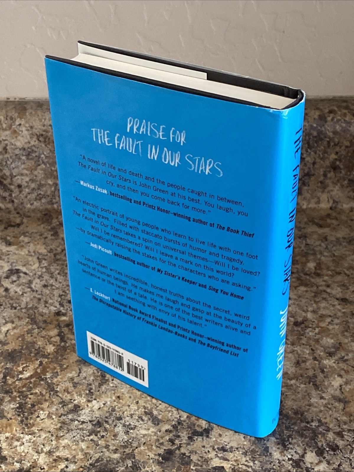 The Fault in Our Stars SIGNED by John Green – 1st Prt / 1st Ed Near Fine HC