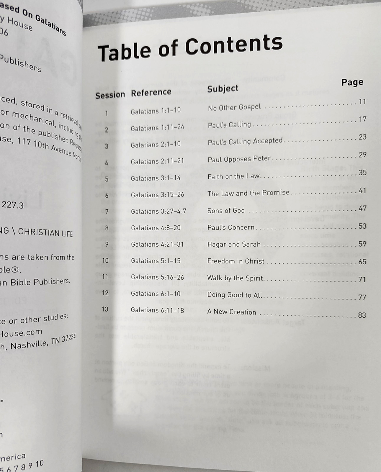 Living by Grace: A Study in Freedom in Christ based on GALATIANS (2003, TP)