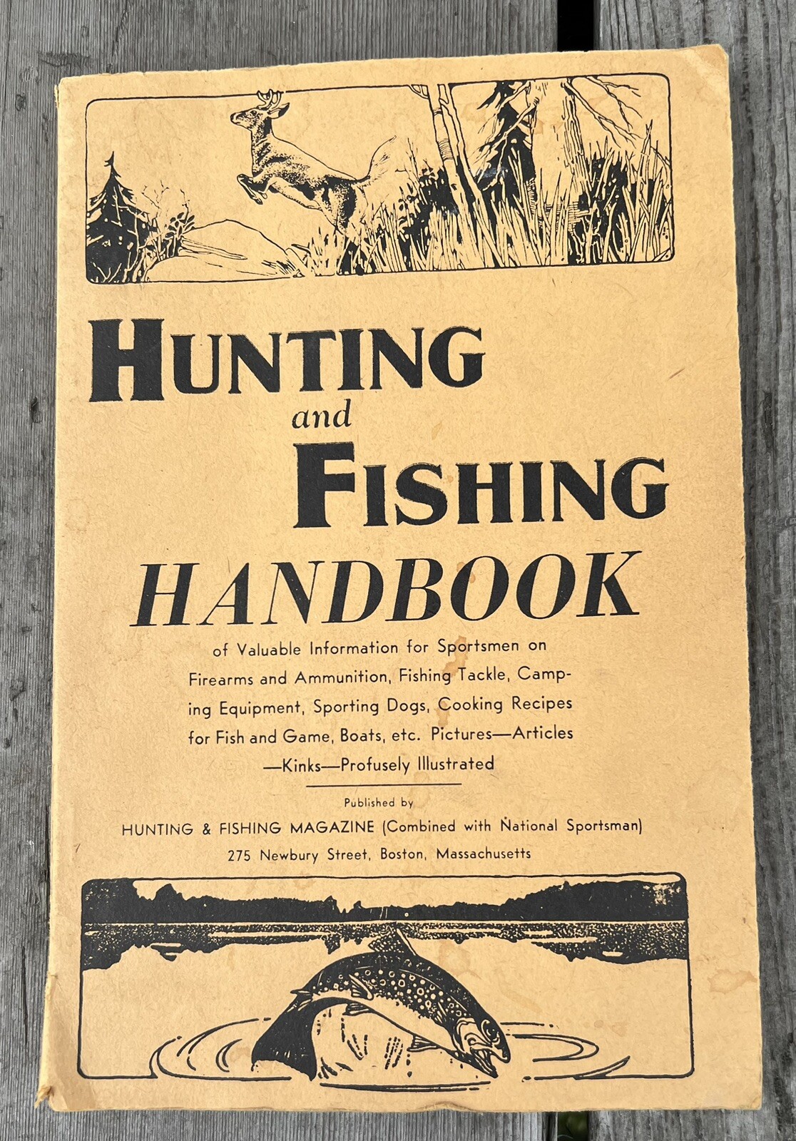 1944 Hunting and Fishing Handbook By National Sportsman Inc 109 Pages