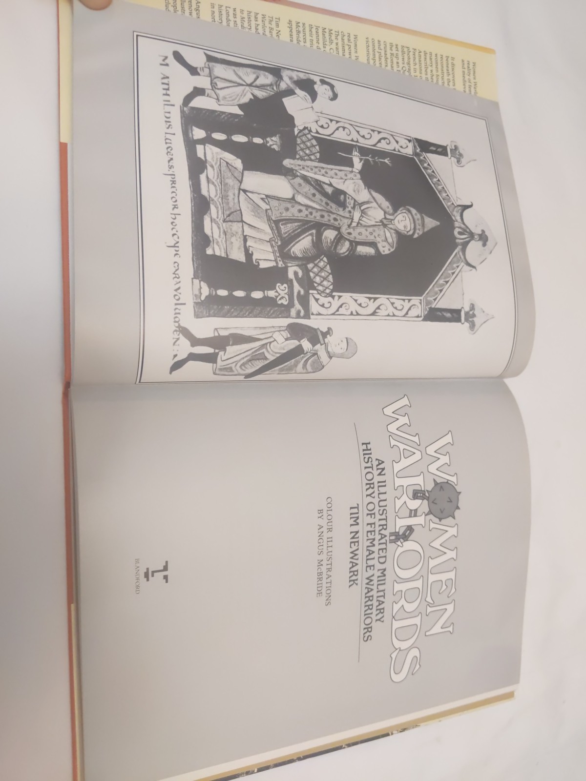 Women Warlords Hardcover Tim Newark Illustrated Military History Female Warriors