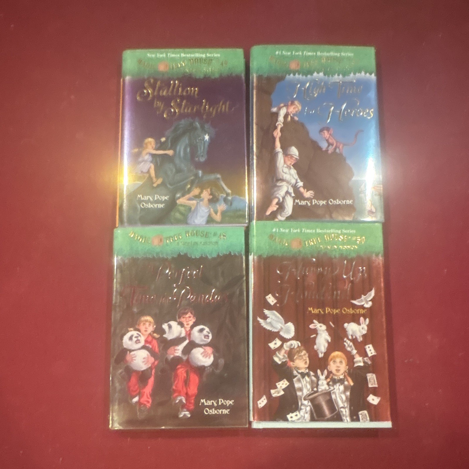 Magic Tree House Merlin Missions 4-Book PB Set Mary Pope Osborne Stallion