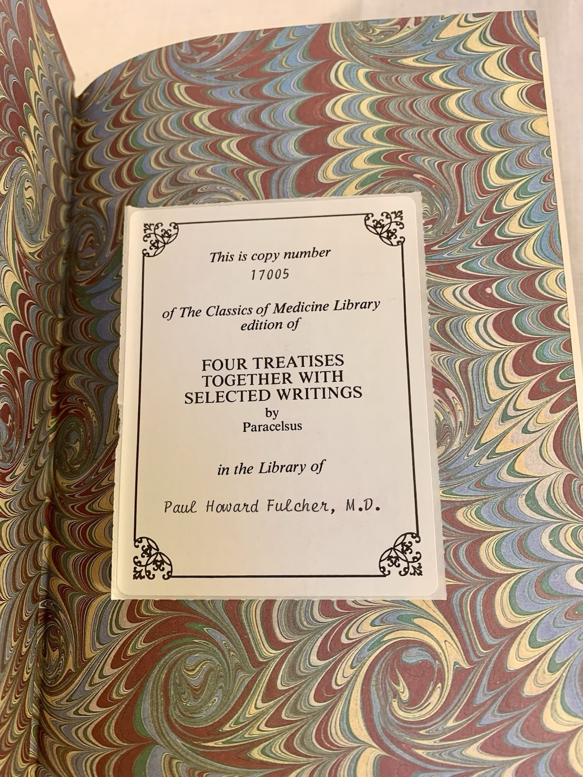 Paracelsus FOUR TREATISES & SELECTED WRITINGS Classic of Medicine 1988 Near Mint