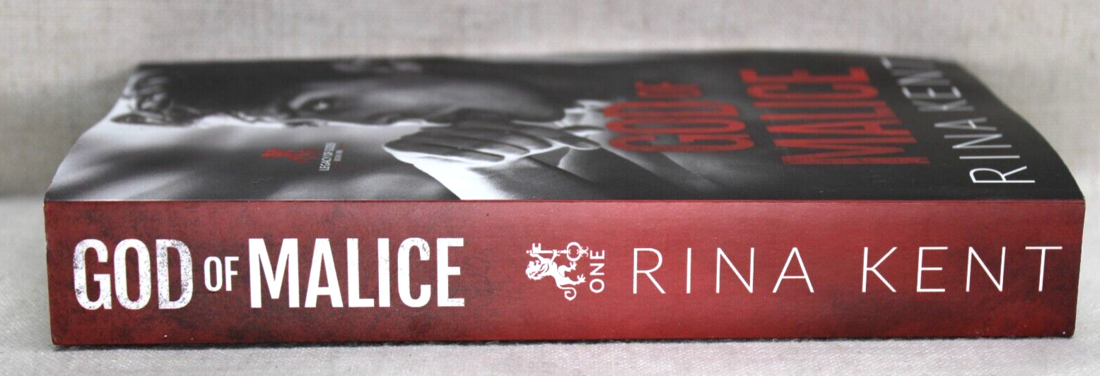 God of Malice (Legacy of Gods #1) Rina Kent 1st Ed Trade Paperback July 2022 OOP