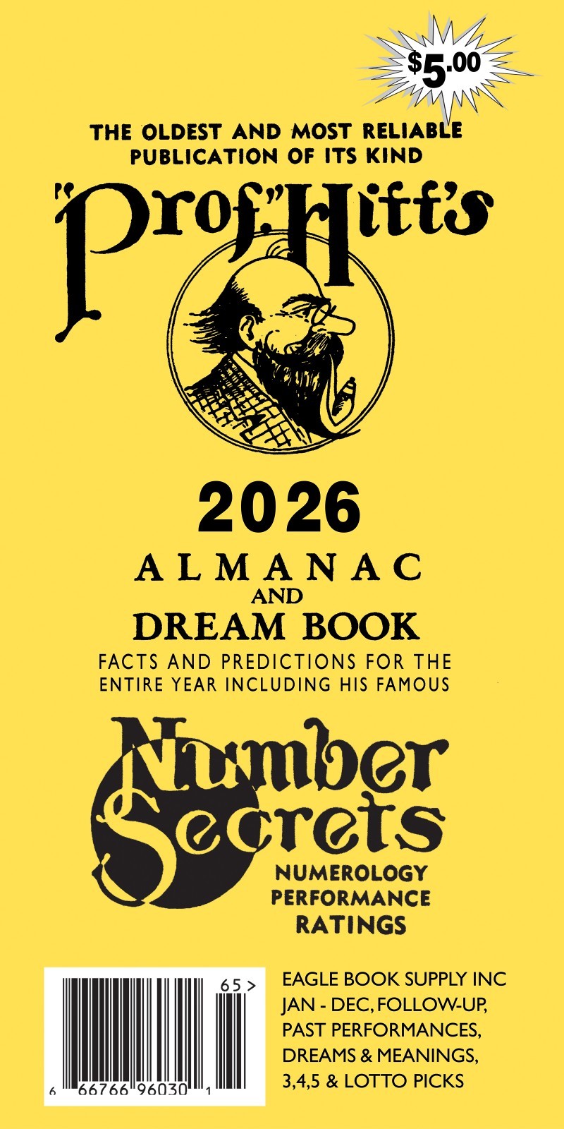 2026 Prof. Hitt’s Almanac and Dream Book