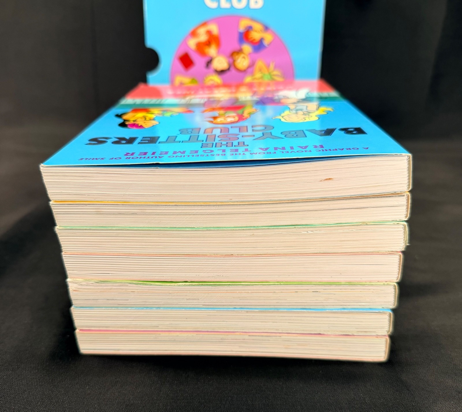 The Baby-Sitters Club #1-7 Graphic Novel Box Set by Raina Telgemeier Graphix COL