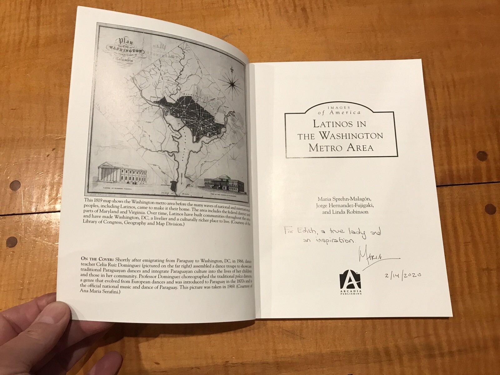 Latinos in The Washington Metro Area Images Of America -SIGNED Maria Malagon