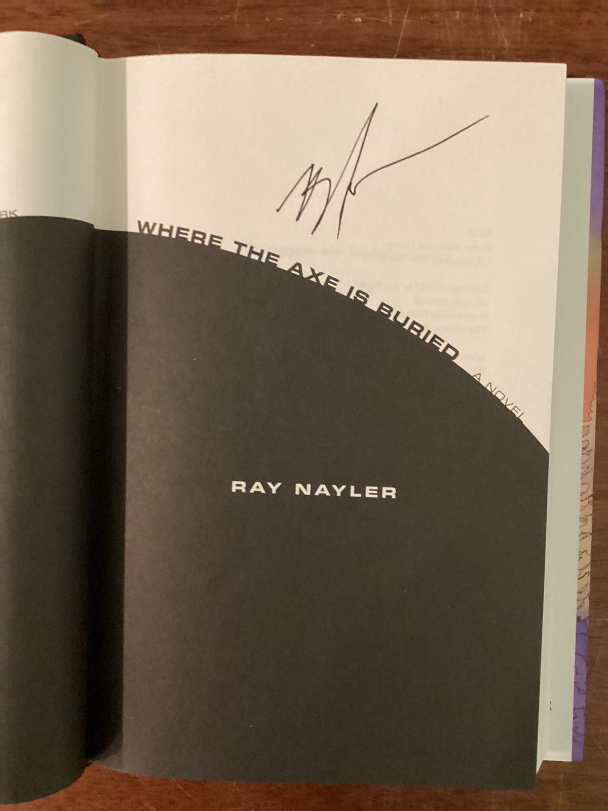 Where the Axe Is Buried Ray Nayler (2025, HC) Like New SIGNED FIRST EDITION