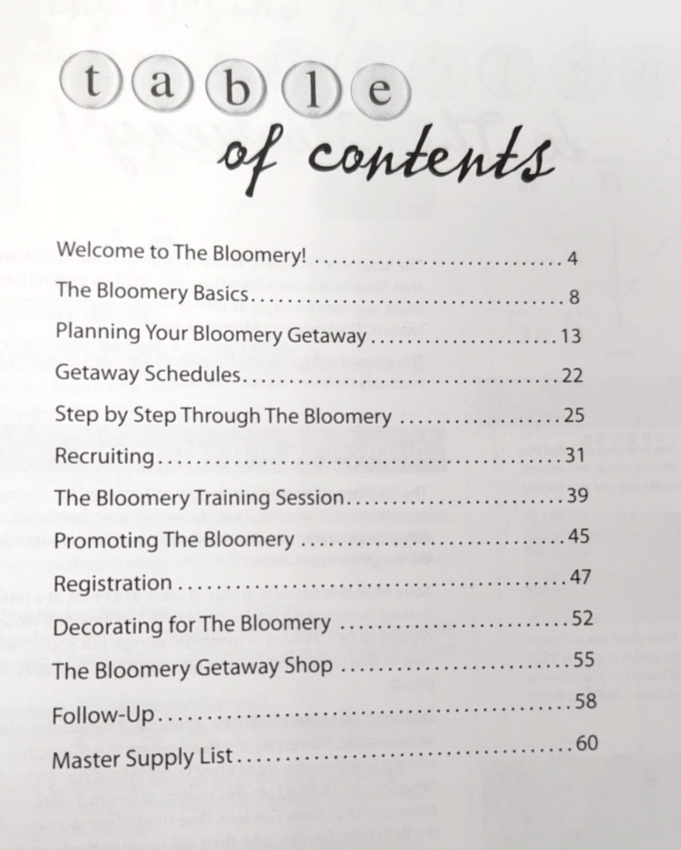 The Bloomery: Women’s Ministry Retreat Kit