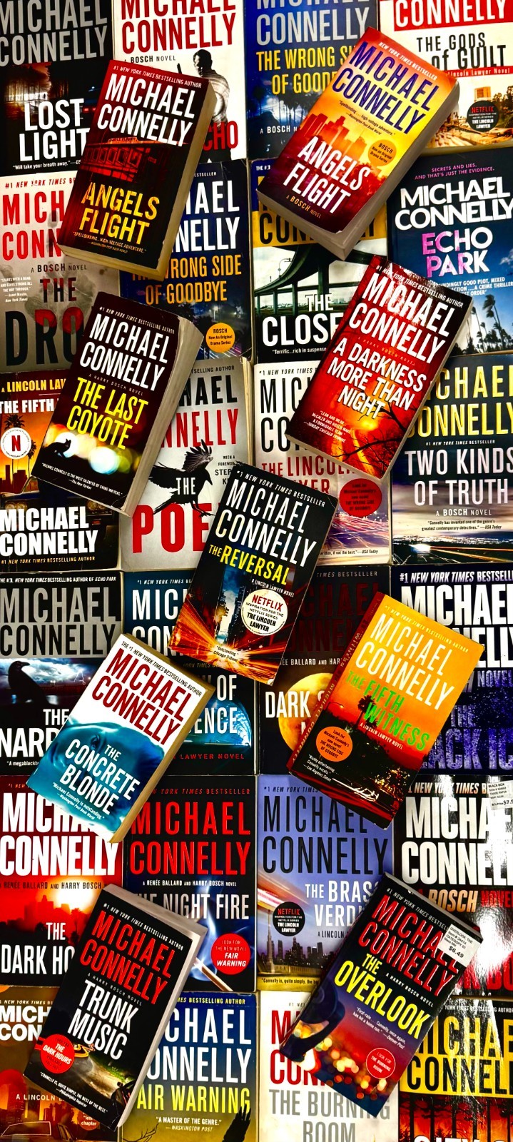 Lot of 10 Michael Connelly VG Crime Fiction Trade Paperback Books Mixed Titles