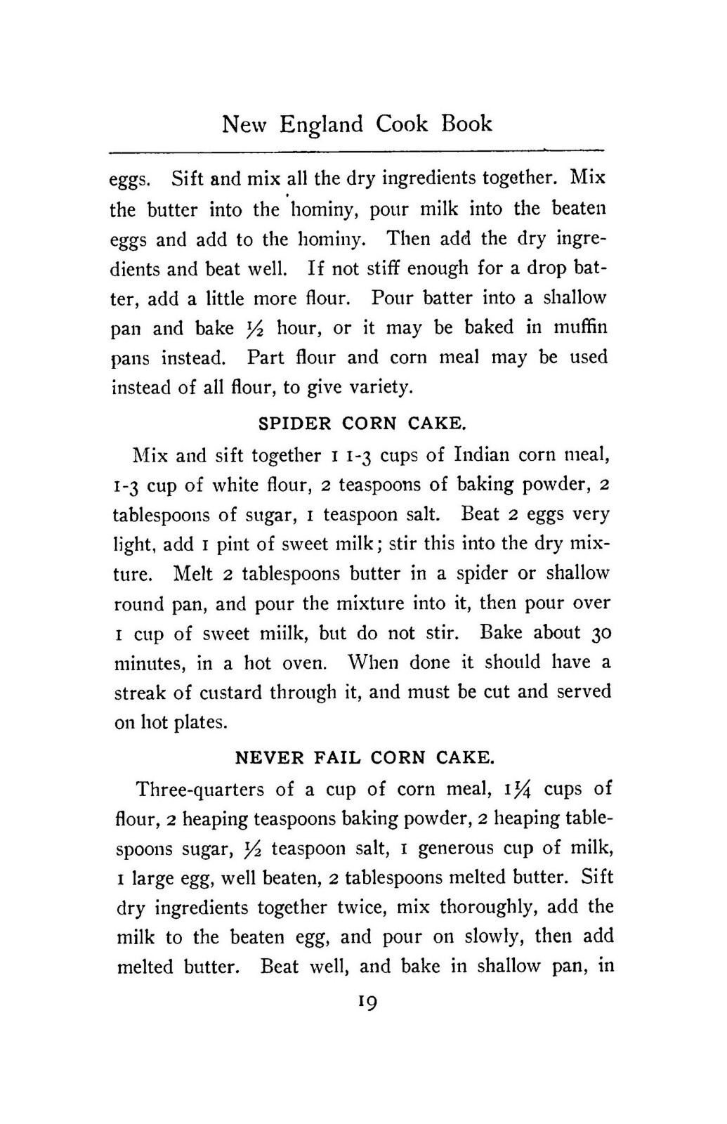 „1909“ The New England Vintage Cook Book 180 Pages