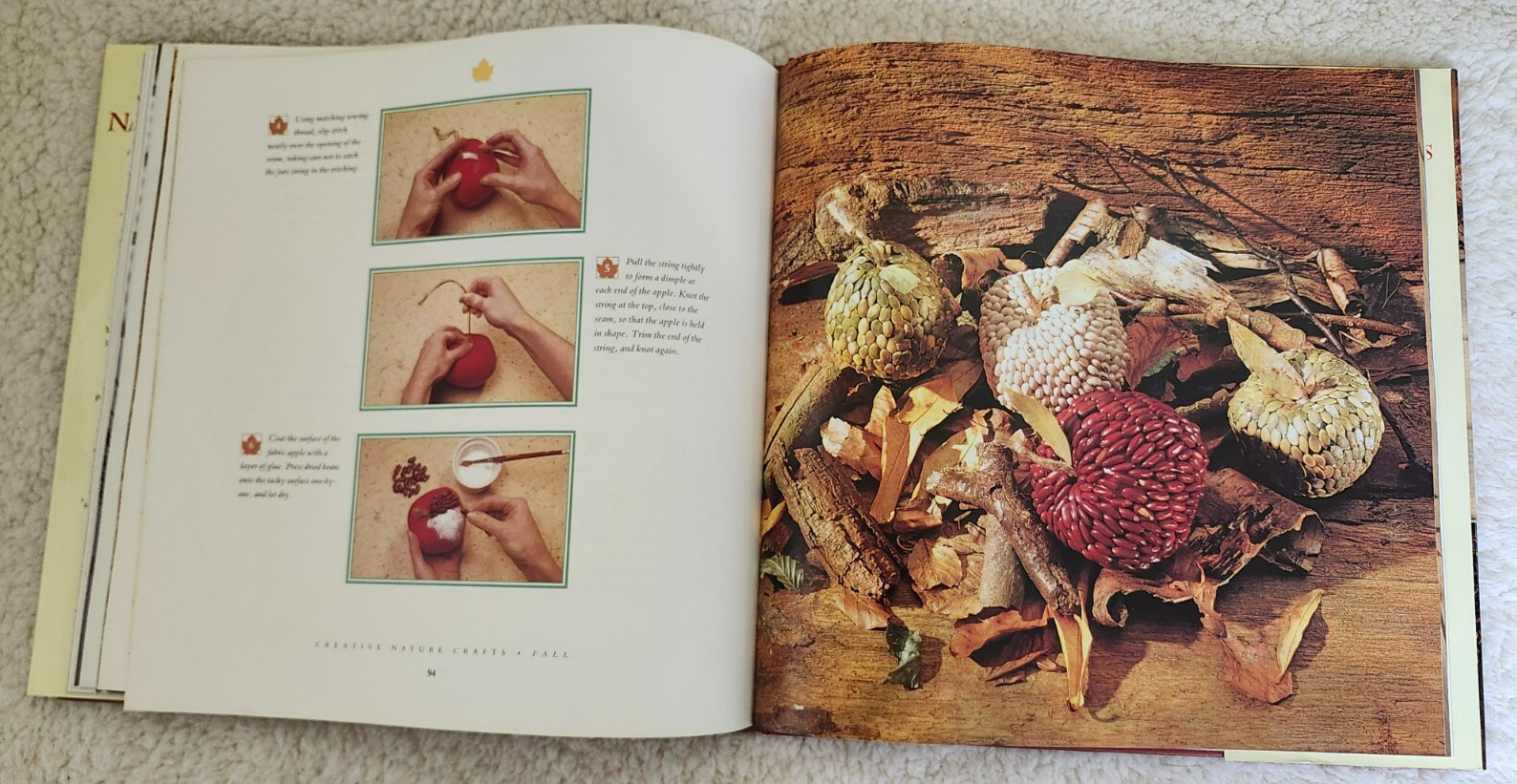 Vintage Creative Nature Crafts Hardback Book for Each Season by Alison Jenkins