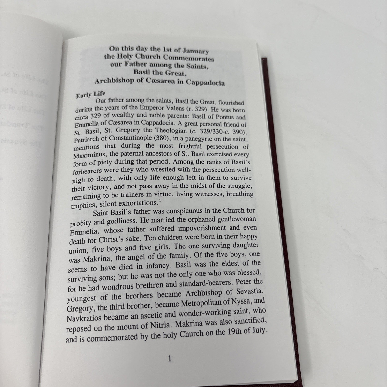 The Lives of the 3 Great Hierarchs: Sts. Basil, Gregory, John Chrysostom