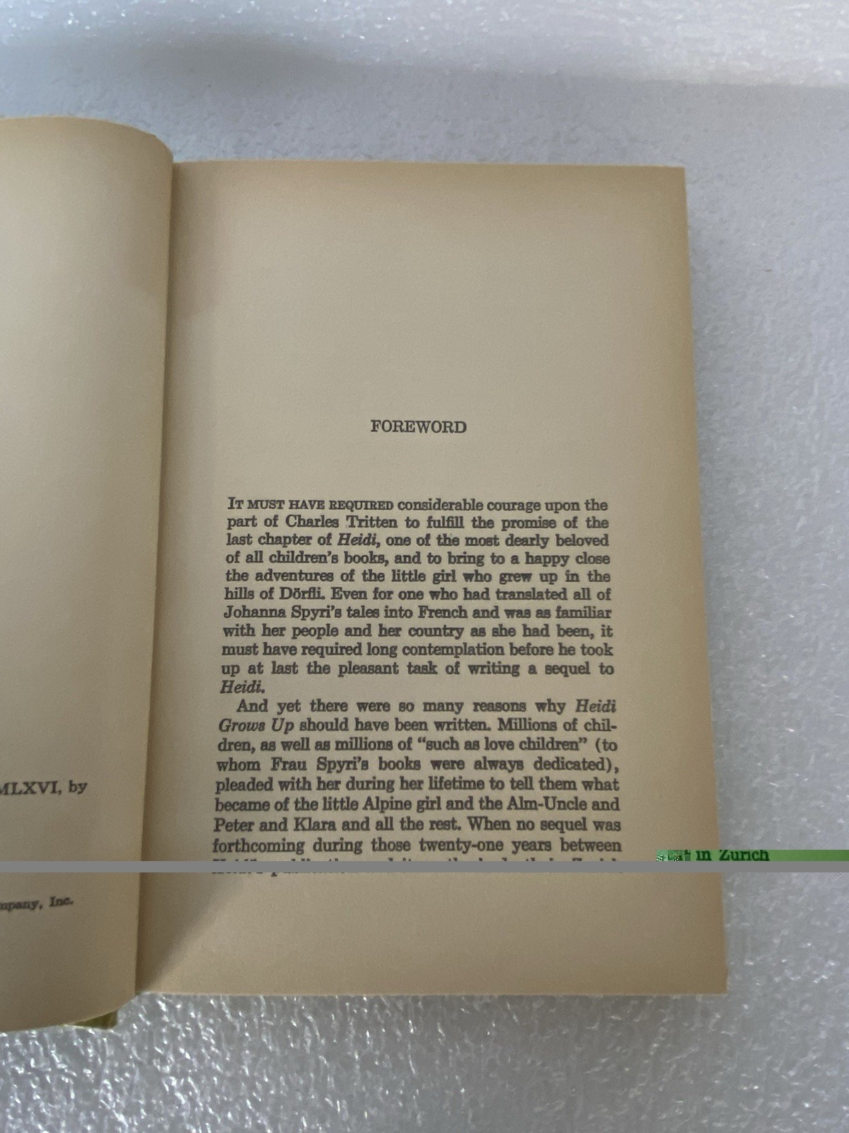 Vintage 1971 “HEIDI Grows Up” By Charles Tritten Whitman Classics Hardcover Book