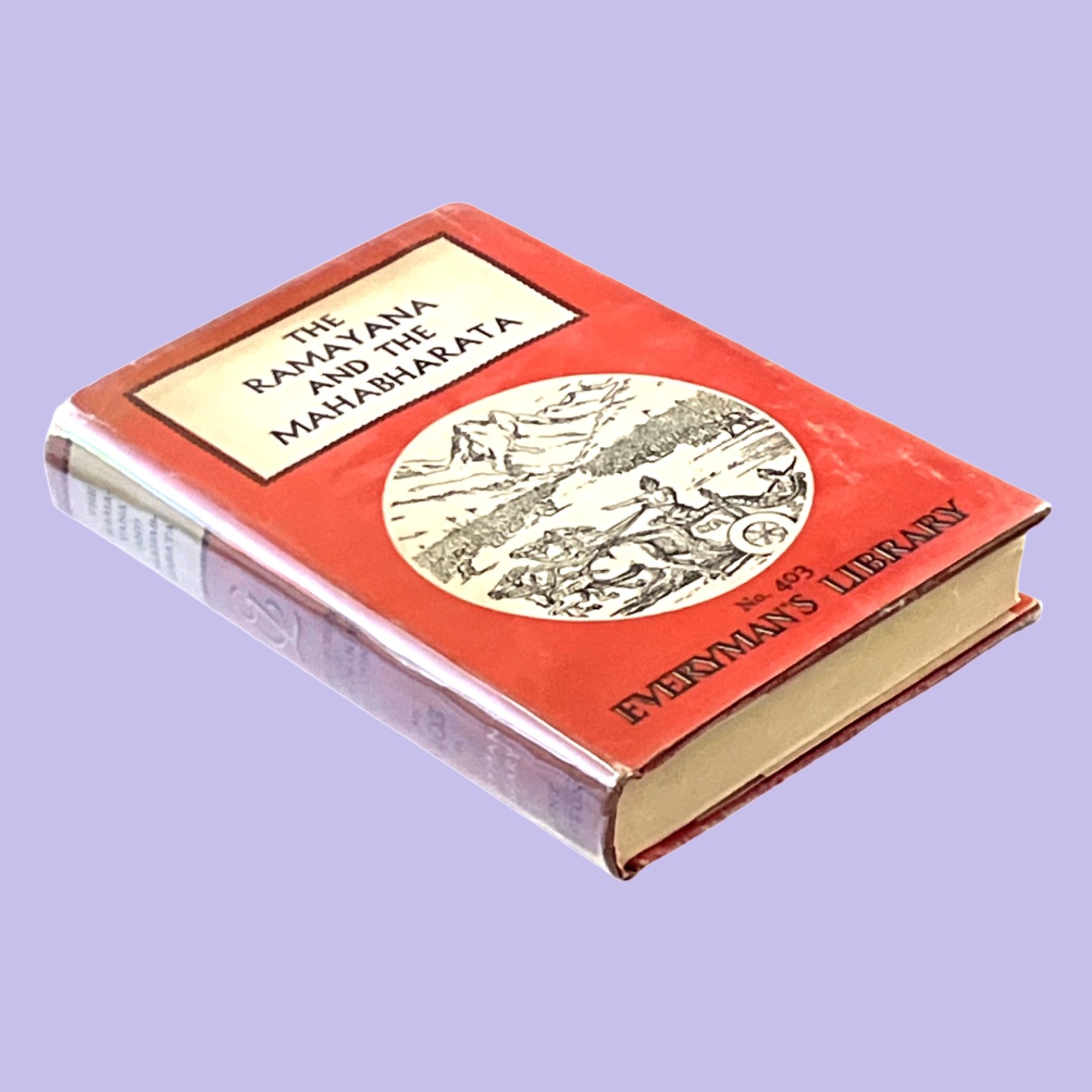 The Ramayana and the Mahabharata (1955) Romesh C. Dutt Everyman’s Library HC DJ