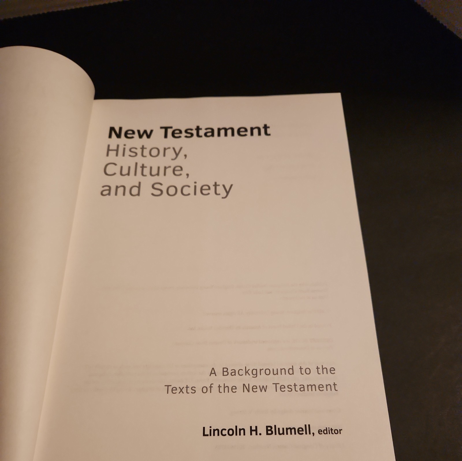 New Testament History Culture Society Lincoln Blumell Mormon LDS 2019