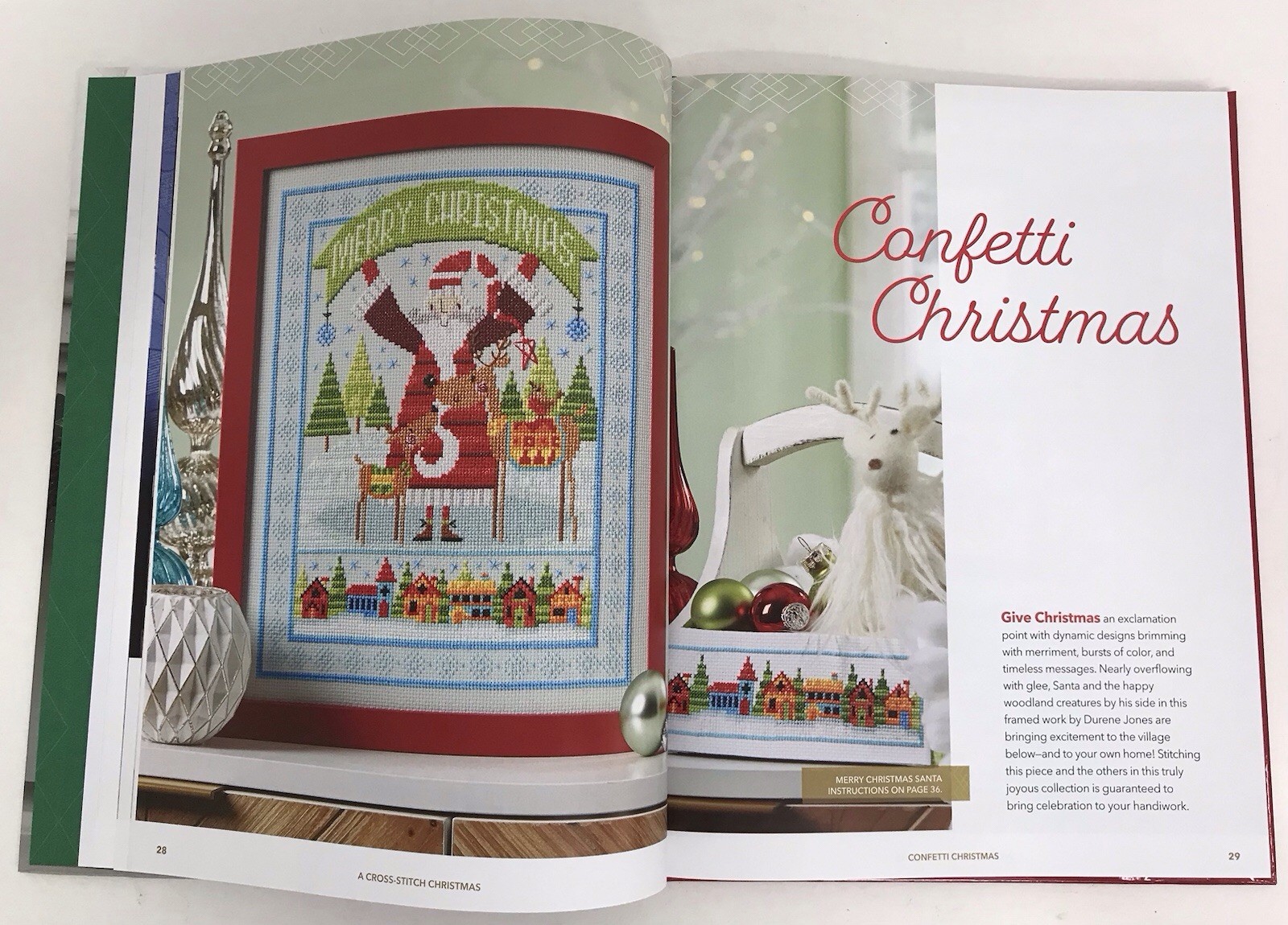 Craftways A Cross-Stitch Christmas HANDCRAFTED HOLIDAYS Patterns Plans