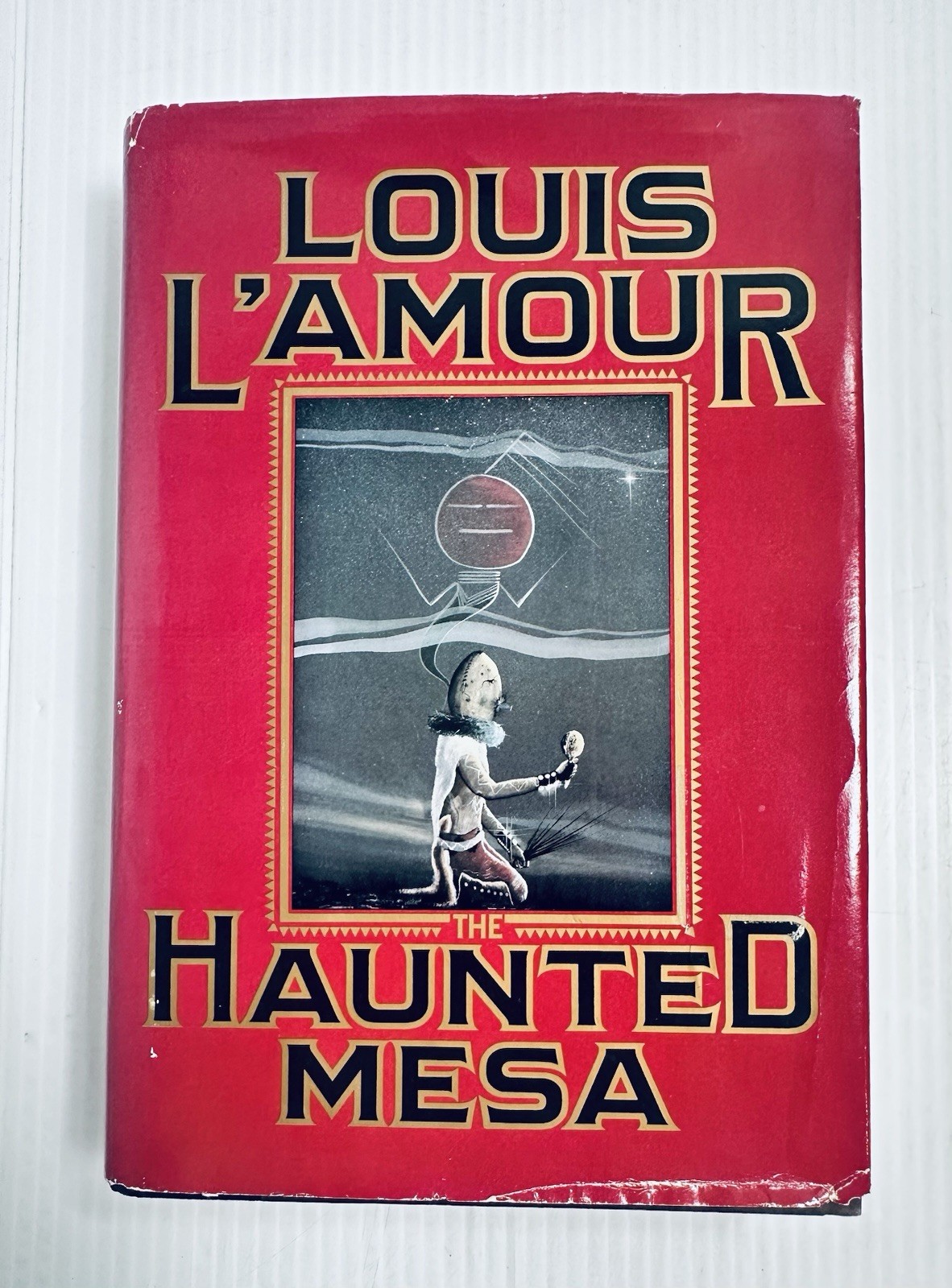 Louis LAmour The Haunted Mesa 1987 First Edition Hardcover Western Adventure