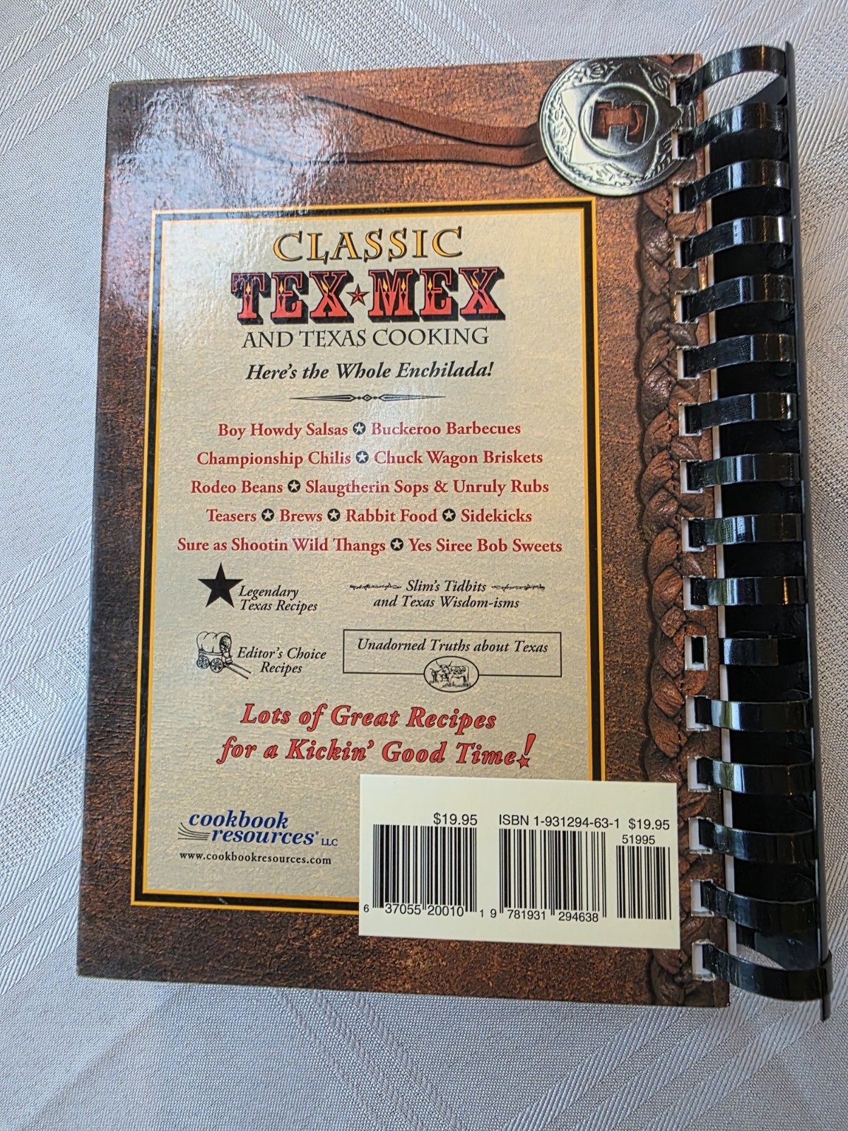 Classic Tex Mex And Texas Cooking Cookbook- Authentic Recipes 9″×7″ Color Photos